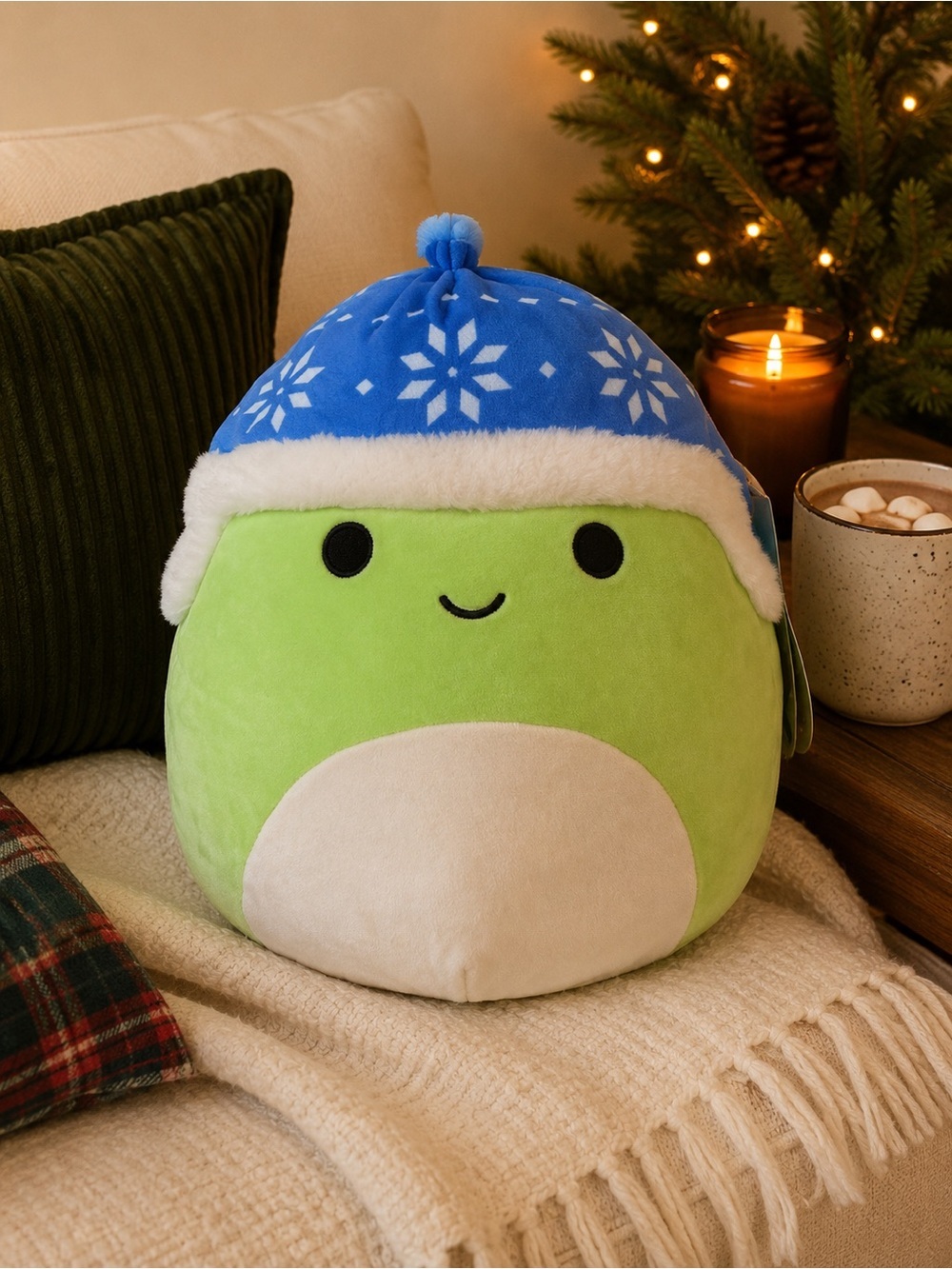 Squishmallow Danny the Dinosaur 16” Holiday Edition – NWT